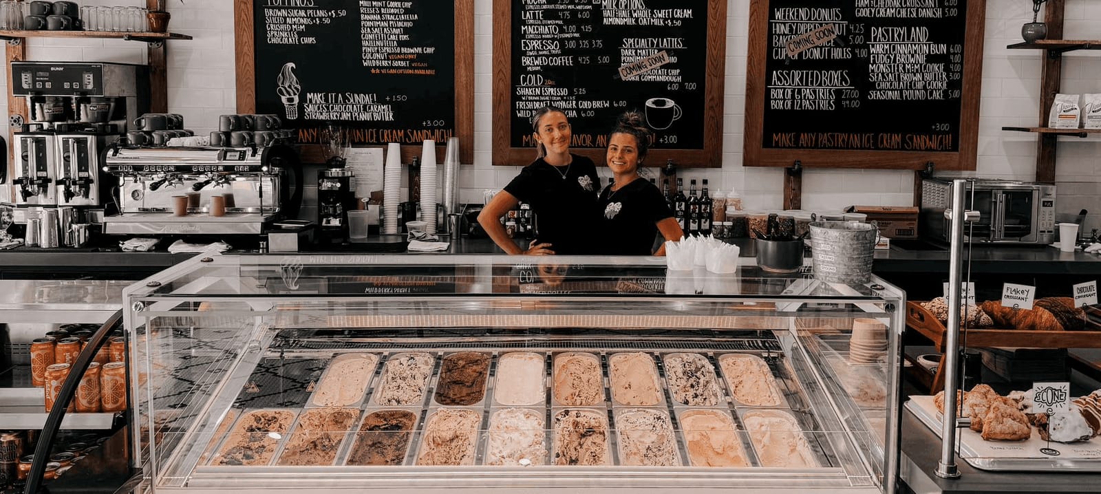 The Be Free Ice Cream team