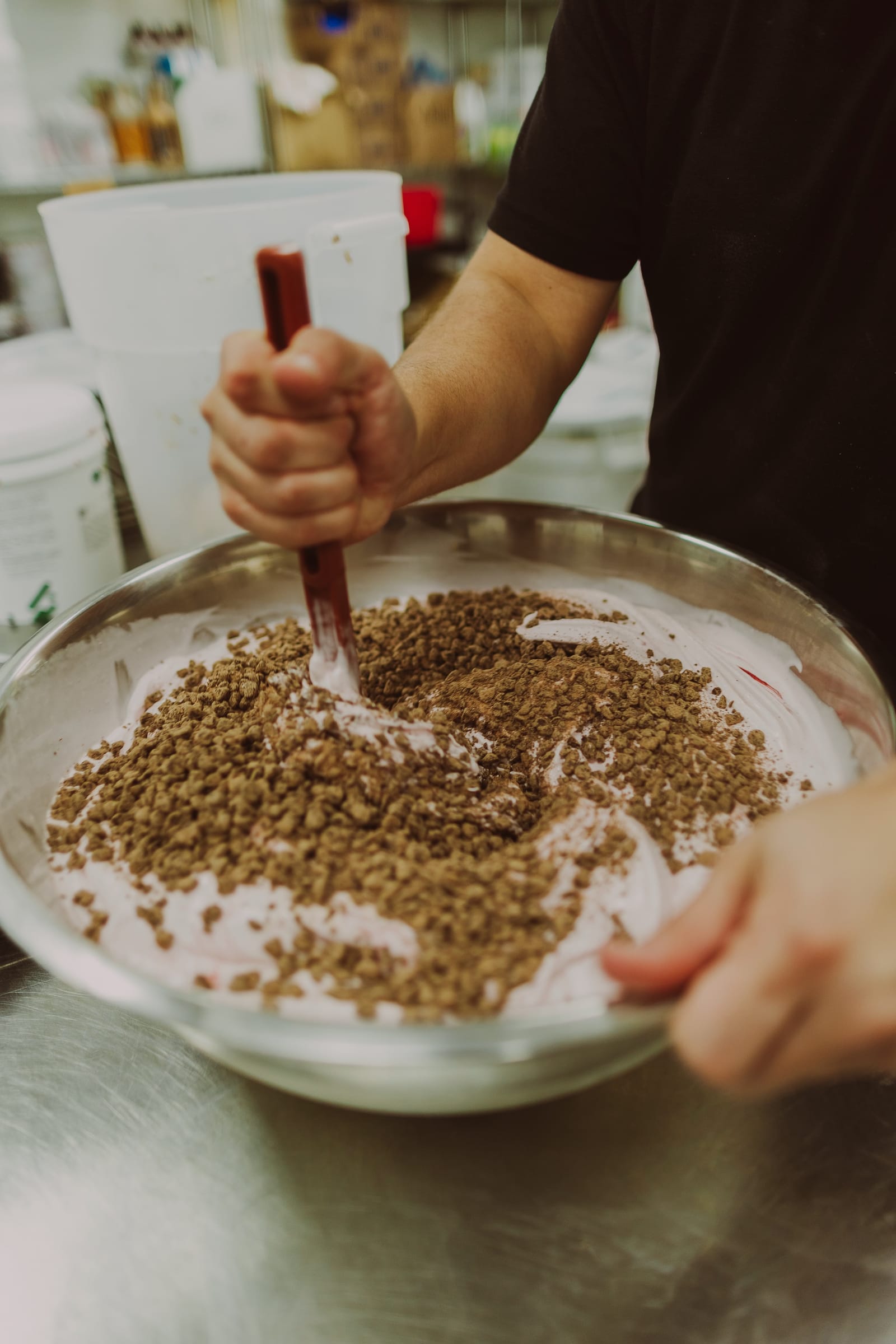 Small-batch craft ice cream at Be Free Cafe
